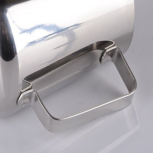 HULISEN 5 Oz. (150ml) Stainless Steel Espresso Coffee Pitcher Barista 150ml Craft Coffee Latte Milk Frothing Jug... N7