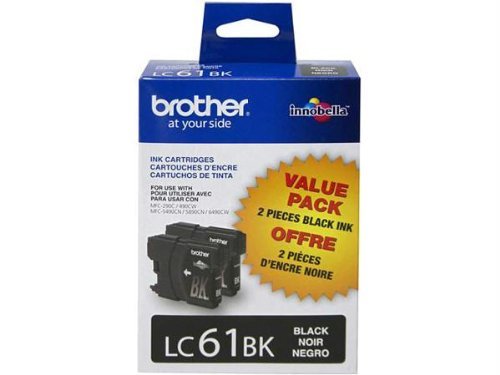 Brother Lc612pks - 2-Pack - Black - Original - Ink Cartridge - For Dcp 255, 295, J125, Justio Mfc-5890, Mfc 58Xx...