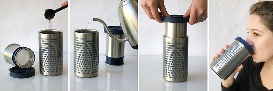 Presse by Bobble / Gamila Impress Coffee Set Gift Pack N5