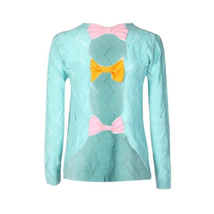 Knitwear Cardigan Outwear,Morecome Women Long Sleeve Loose Bowknot Knitted Sweater (M, Black) N5
