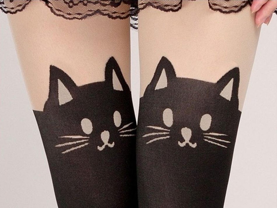 Stocking Pantyhose ，Beautyvan Comfortable Cute Cat Tail Leggings Catoon Socks Sheer Pantyhose Stockings N2