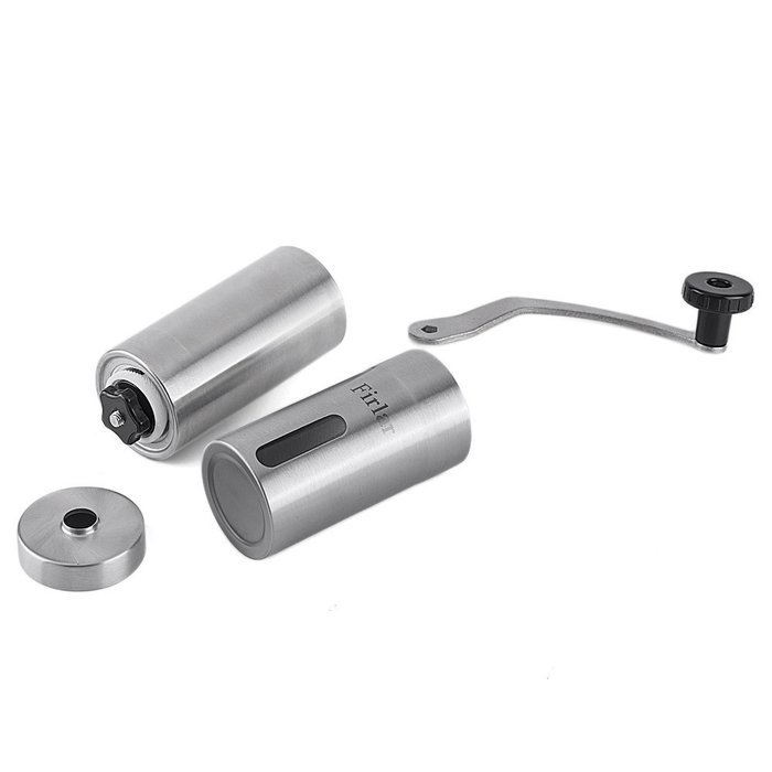 Firlar Premium Manual Coffee Grinder Stainless Steel Body Adjustable Ceramic Conical Burr Hand Crank Mill Grinds... N11