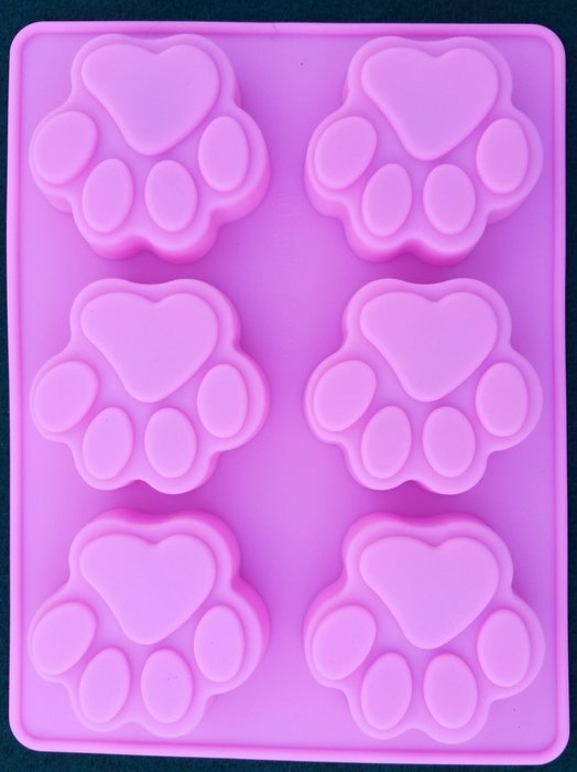 Dog Paw Baking Molds | Silicone Cake Molds For Dog Treats | Cake Decorating Supplies | Cookie Molds | Candy Molds... N3