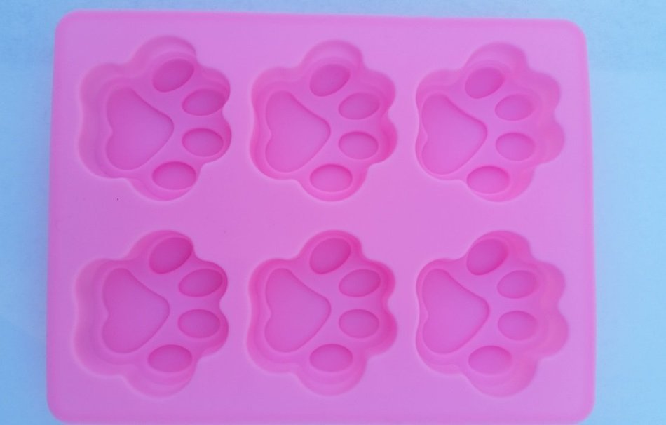 Dog Paw Baking Molds | Silicone Cake Molds For Dog Treats | Cake Decorating Supplies | Cookie Molds | Candy Molds... N5