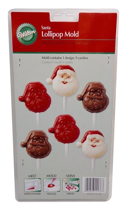 Bulk Buy: Wilton Santa Claus Lollipop Mold, Pack of (3) N3