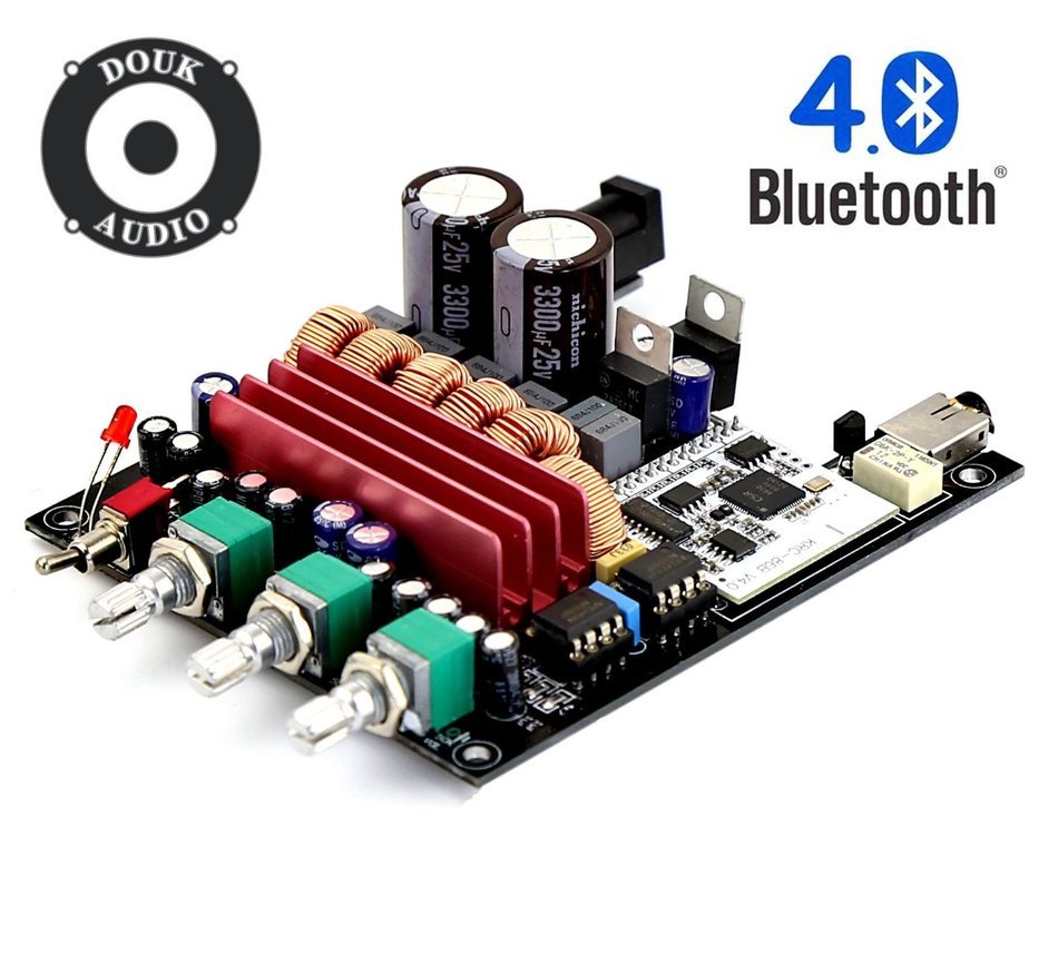 Nobsound&reg; HiFi TPA3116 Bluetooth 4.0 Digital Amplifier 2.1 Subwoofer Amp Board N4