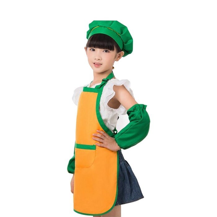 Generic Children's Artists Aprons - Kitchen, Classroom, Community Event, Crafts & Art Painting Activity (M, blue) N20