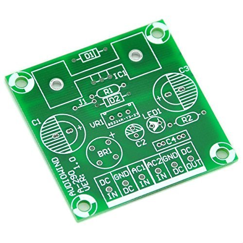 Electronics-Salon 1PCS Negative Voltage Regulator PCB for LM337 7905 7906 7908 7909 7910 7912 7915 7924