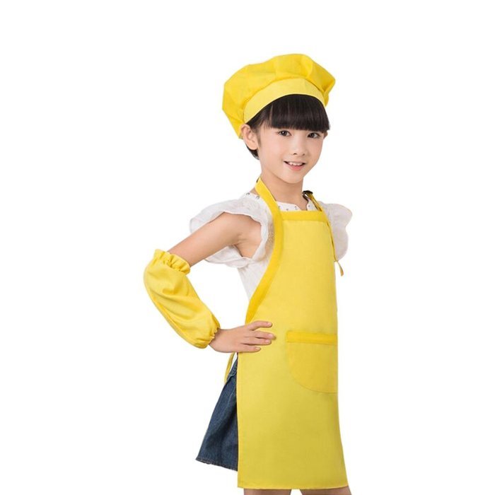 Generic Children's Artists Aprons - Kitchen, Classroom, Community Event, Crafts & Art Painting Activity (M, blue) N21
