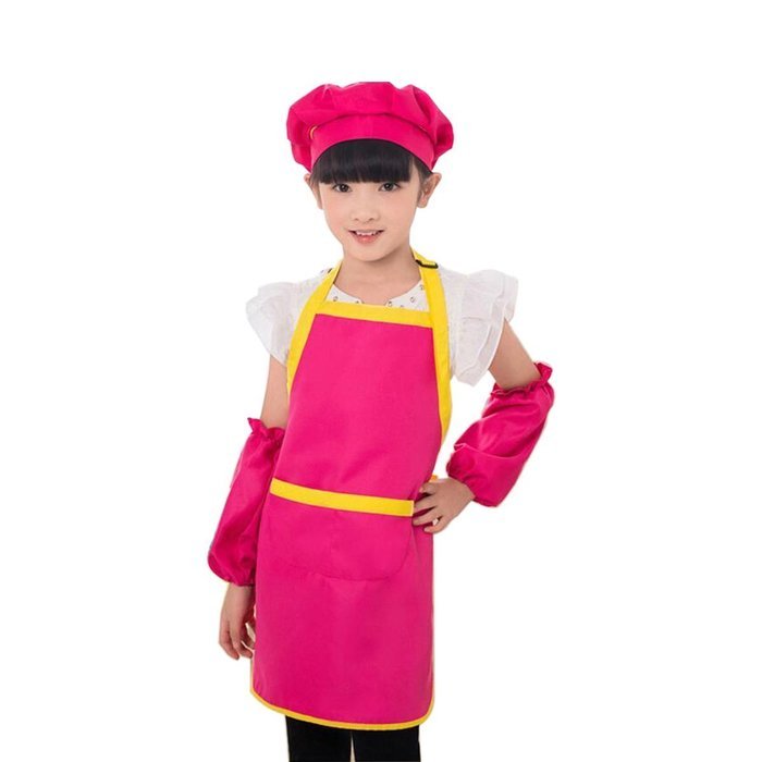 Generic Children's Artists Aprons - Kitchen, Classroom, Community Event, Crafts & Art Painting Activity (M, blue) N22