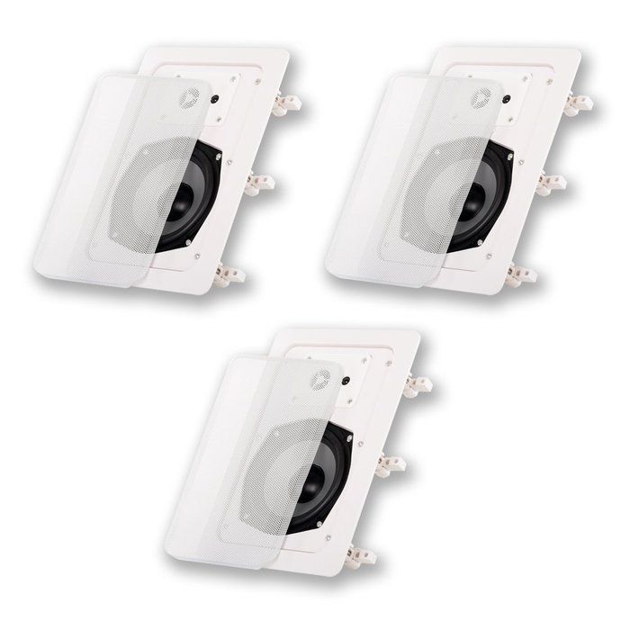 Acoustic Audio CS-IW530 In Wall Speakers 3 Way Home Theater 750 Watt 3 Speaker Set CS-IW530-3S