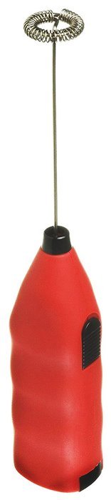 GROSCHE Cafe Au Lait Coffee and Tea Lover's Gift Set. 34 oz French Press and Milk Frother Wand Red N6
