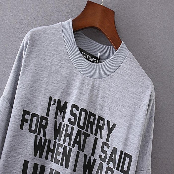 Pullover Tops,Morecome Women Ladies Letter Print Long Sleeve Sweatshirt Loose Blouse N32
