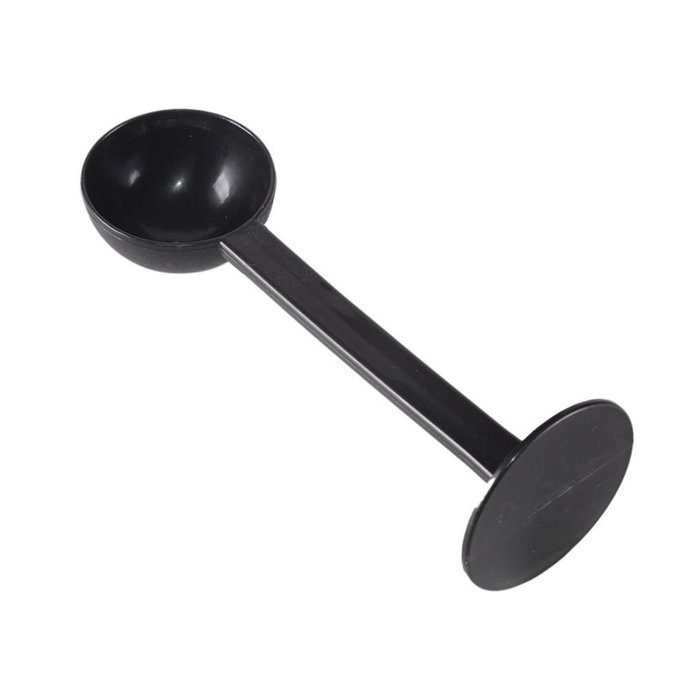 uhoMEY 2 IN 1 Coffee Scoop 10g Plastic Measuring Spoon Tamper Length 150mm N5