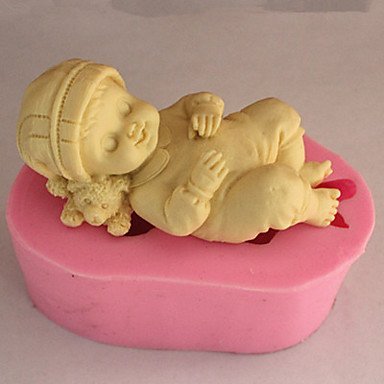 Y&XL&H 3D Baby Soap Mold Fondant Mold Cake Decoration Mold