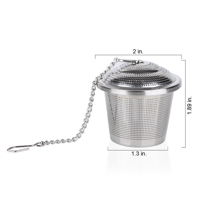 Ohuhu Stainless Steel Tea Strainer / Tea Filter / Tea Infuser with 4.35 Chain N5