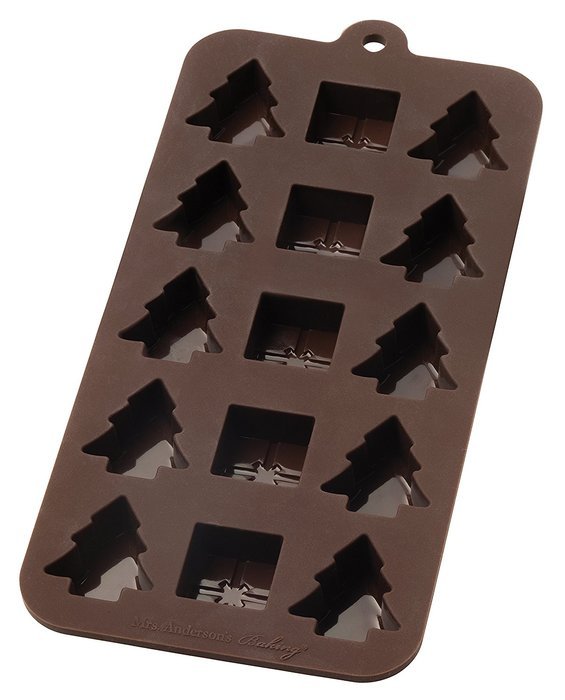 Mrs. Anderson's Baking Chocolate Mold, European-Grade Silicone, Cordial N10