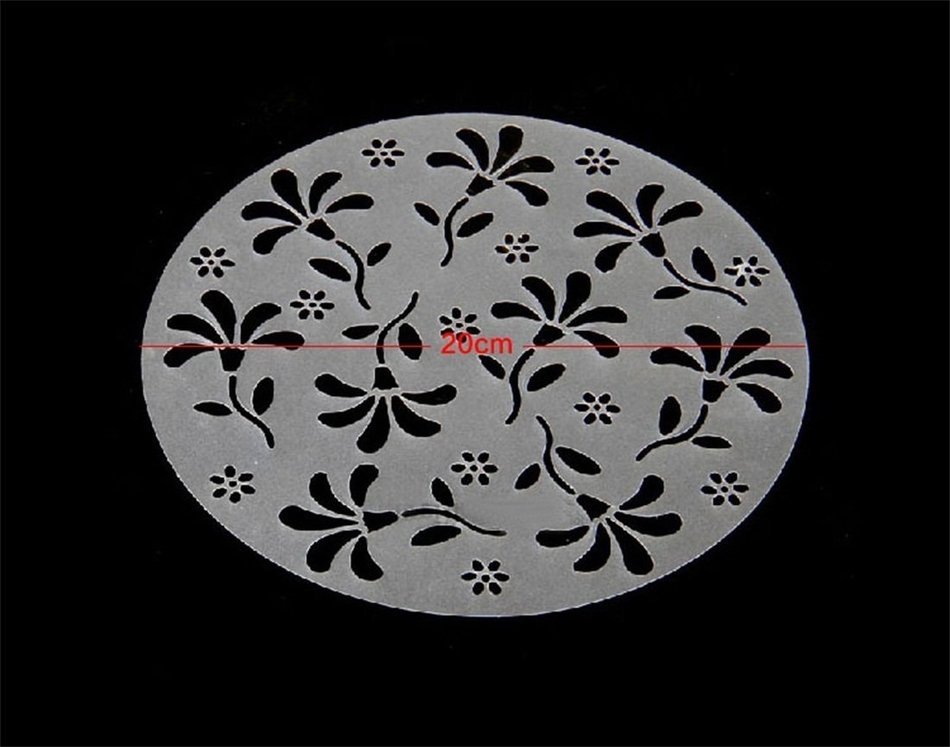 bouti1583 Environmentally Friendly Plastic Stencil Printing Bakeware N7