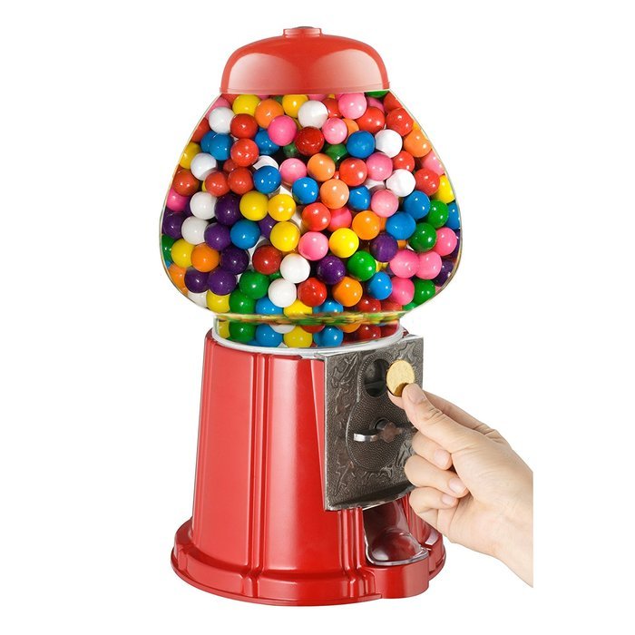 Great Northern Popcorn Company Old Fashioned Vintage Candy Gumball Machine Bank, 11-Inch N11
