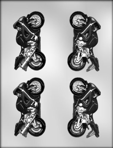 CK Products 3-7/8-Inch 3-D Motorcycle Chocolate Mold