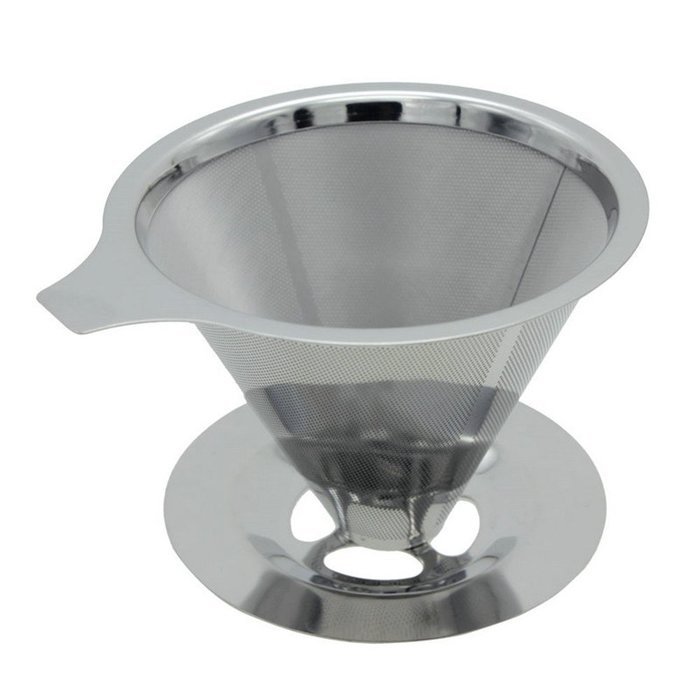 Coffee Filters, PYRUS Pour Over Coffee with Stand Filter Reusable Stainless Steel Coffee Dripper N4