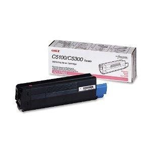 Oki - Magenta - Original - Toner Cartridge - For C5100, 5150, 5200, 5300, 5400 "Product Type: Supplies & Accessories...