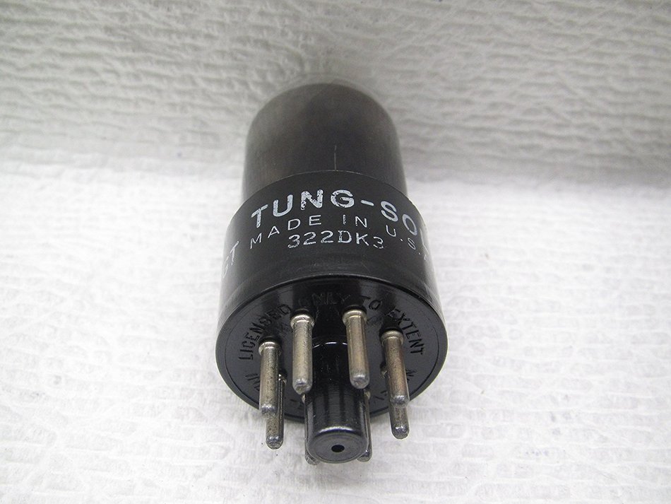 ONE ,,TUNGSOL 6SL7 GT VERY LOW NOISE NOS Well-Balanced in Gm & Ip N2