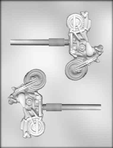 CK Products 4-1/2-Inch Motorcycle Sucker Chocolate Mold