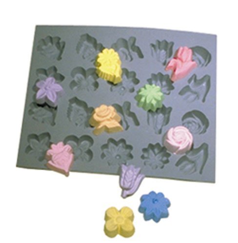 Flower Assortment, Rubber Mold