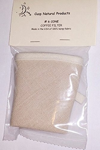 Hemp Cone Style Reusable Coffee Filters N3