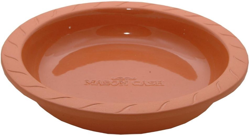 Mason Cash Terracotta Pie Dish, 0.95-Quart, 9.4 Inches