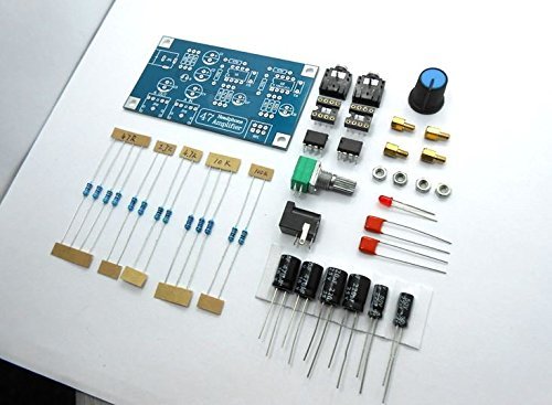 Winson-eseller 1pcs New 47 classic headphone amp amplifier DIY kit with case N2