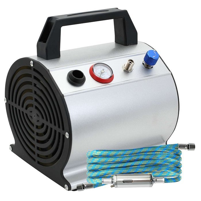 PointZero Complete Airbrush Cake Decorating Set - 8 Chefmaster Colors N3
