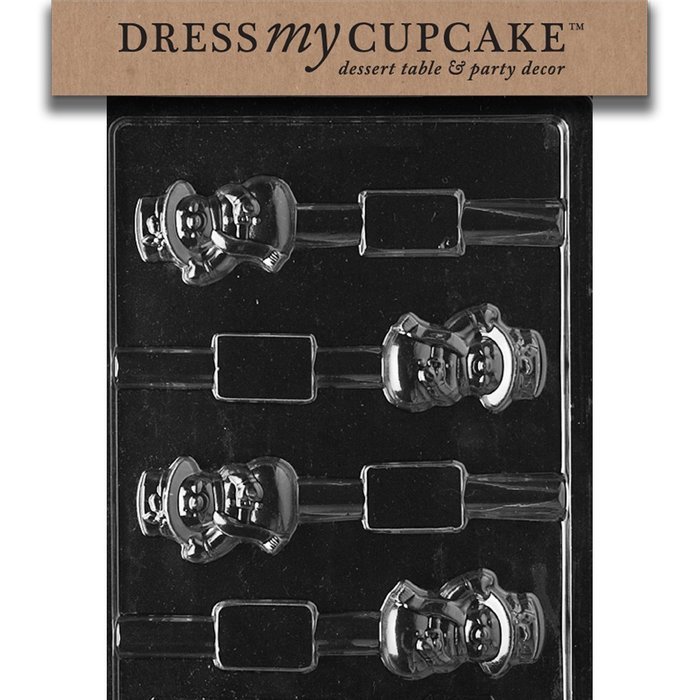 Dress My Cupcake DMCC197 Chocolate Candy Mold, Bow Package, Christmas N75