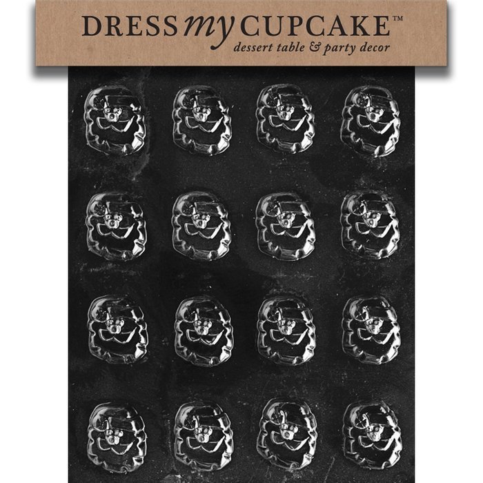 Dress My Cupcake DMCC197 Chocolate Candy Mold, Bow Package, Christmas N76