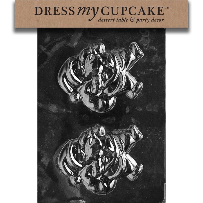 Dress My Cupcake DMCC197 Chocolate Candy Mold, Bow Package, Christmas N80