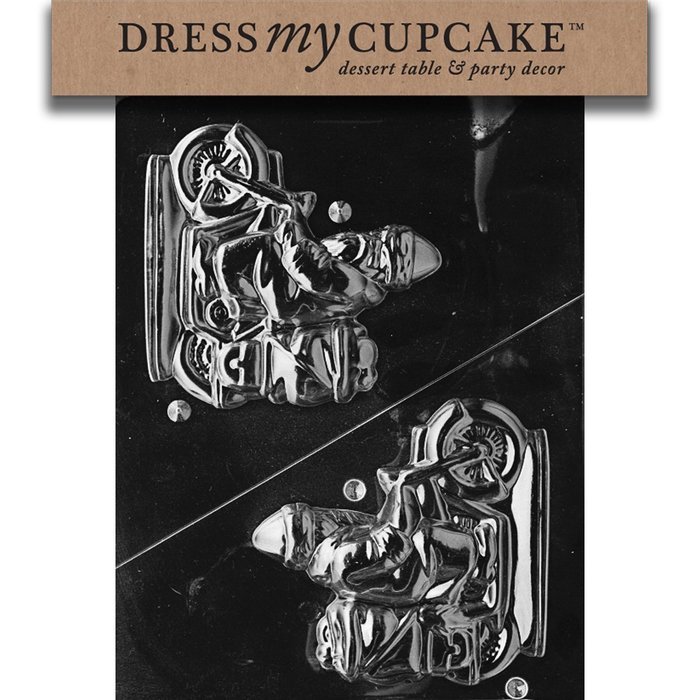 Dress My Cupcake DMCC197 Chocolate Candy Mold, Bow Package, Christmas N88