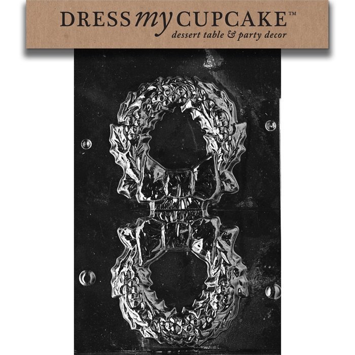 Dress My Cupcake DMCC197 Chocolate Candy Mold, Bow Package, Christmas N95