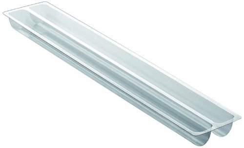 Matfer Bourgeat 362011 Semi Circular Shaped Buche Cake Mold, 22.5 by 1.25 by 1.5-Inch, 10 Pack (Pairs)