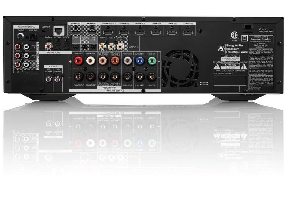 Infinity 7.1 Home Theater Bundle with Harman Kardon AVR1710 AV Receiver N4