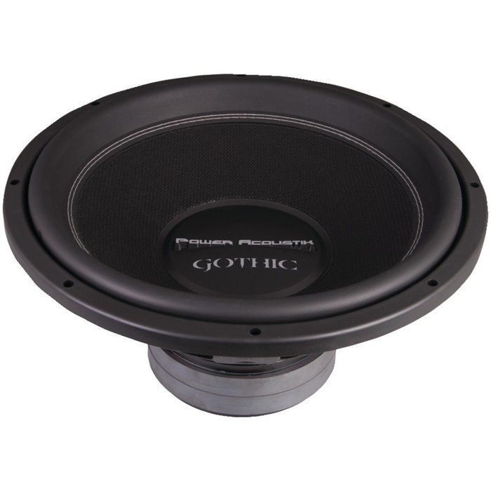 POWGW315 - POWER ACOUSTIK GW3-15 15, 3,000W, 2ohm Gothic Series Dual Subwoofer