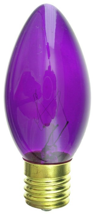 7 Watt C9 Transparent Outdoor Patio Party Christmas Novelty Replacement Bulbs, 25 Pack (Green) N11