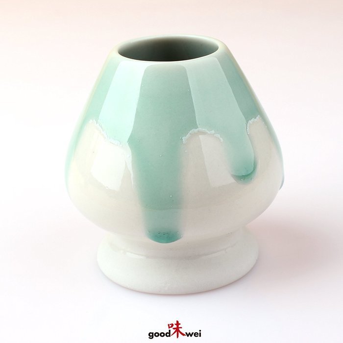 Goodwei Premium Matcha Tea Set "Suiteki" - Ceremonial Bowl Chawan, Whisk and Holder - Gift Box (80) N6