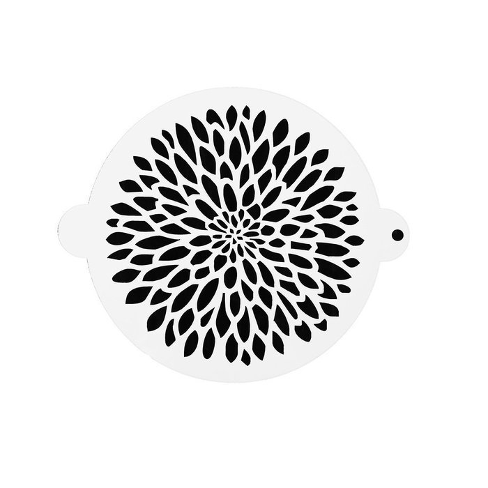 DECORA 16 Pieces Cake Cappuccino Coffee Barista Stencils Templates Strew Pad N55