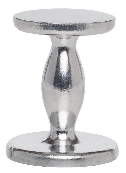 HIC Two Sided Espresso Tamper, 50mm and 55mm base, Silver N2