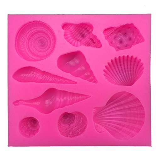 HT BAKEWARE | Conch and Seashell Silicone Mold N2