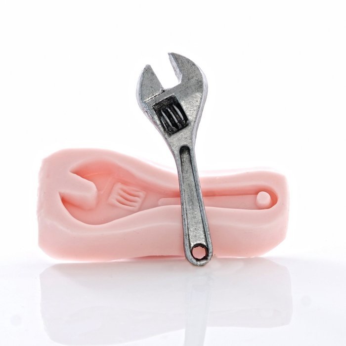 Flexible Silicone Mold Wrench Tool Chocolate, Fondant, Candy, Food Safe, Polymer Clay, Resin, Soap N3
