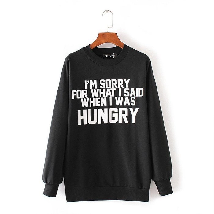 Pullover Tops,Morecome Women Ladies Letter Print Long Sleeve Sweatshirt Loose Blouse N35