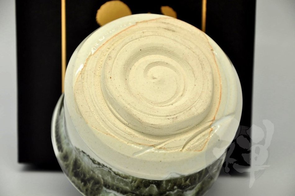 Japanese Mino Yaki ware Matcha Bowl Green Tea 10.5 / 10.5 / 7.8cm (4.1 / 4.1 / 3inch)[7313] N5