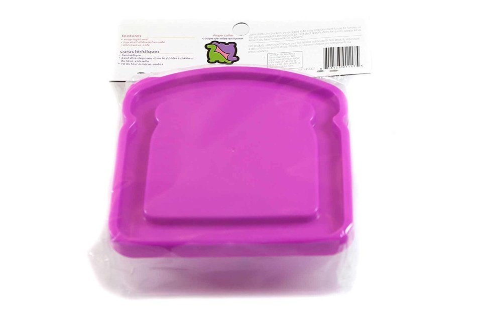 JAMMI BPA-Free Plastic Sandwich Saver and Shape Cutter for All Ages, Butterfly Design, 1-pack N3
